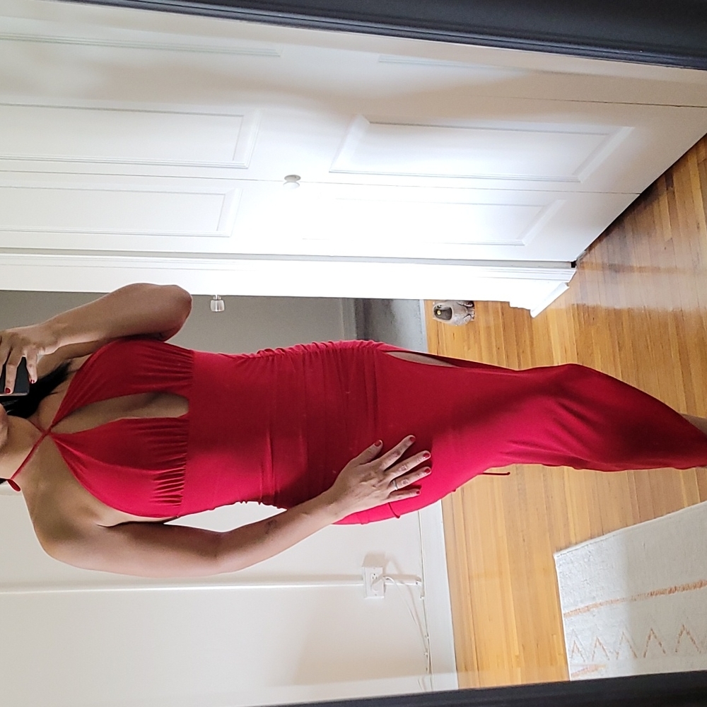 Stunning red dress